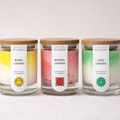 Duftkerzen Set Sojawachs – Chakra Kerzen 3er Set – Meditation & Entspannung