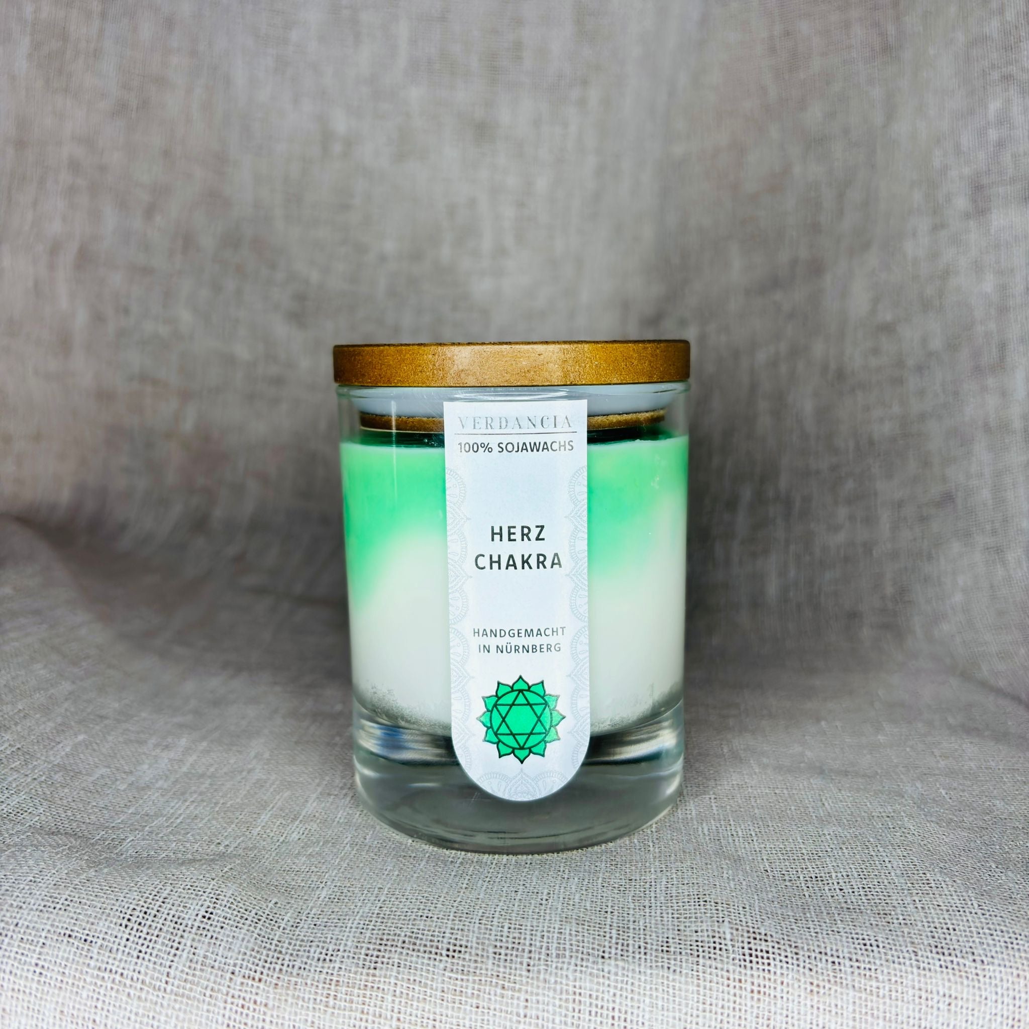 Soja Duftkerze - "Herzchakra" - Yogakerze