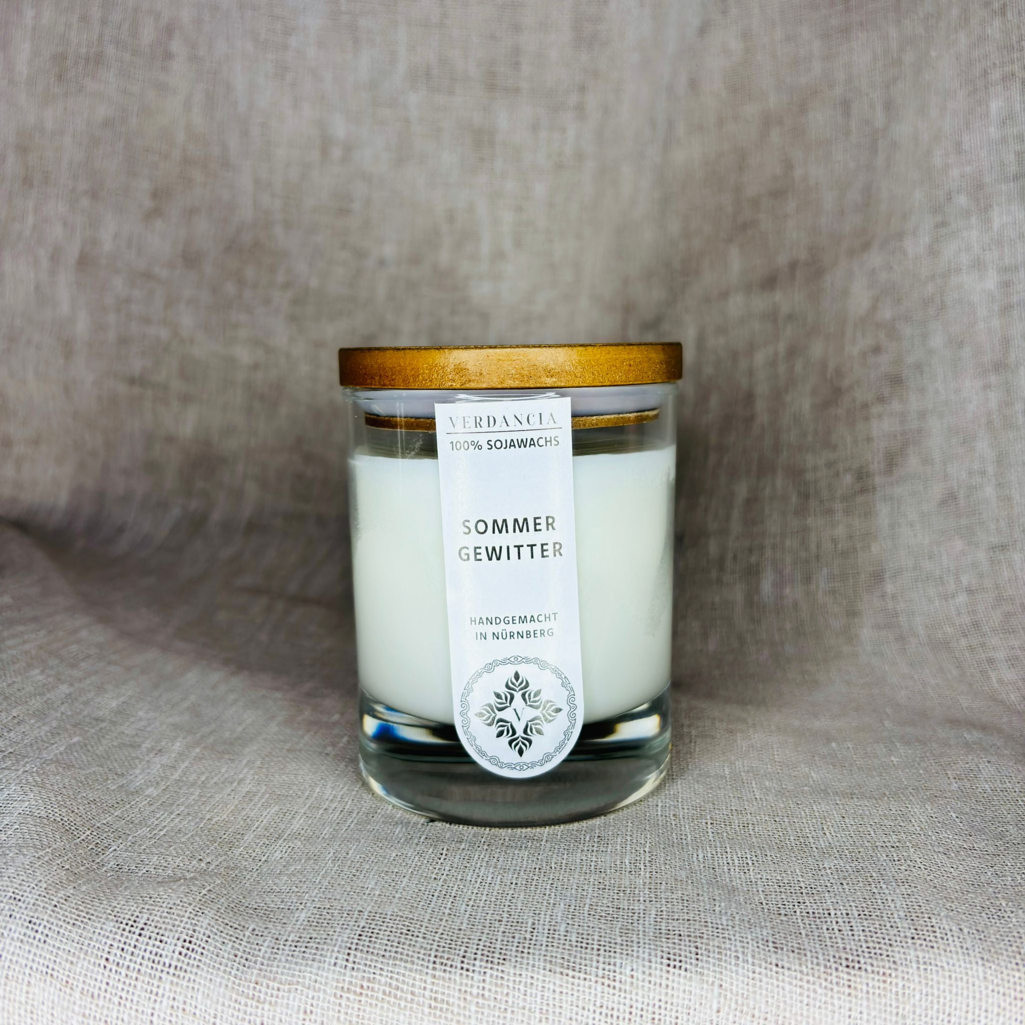 Sommergewitter | Duftkerze Sojawachs – frischer Sommer Duft – belebend