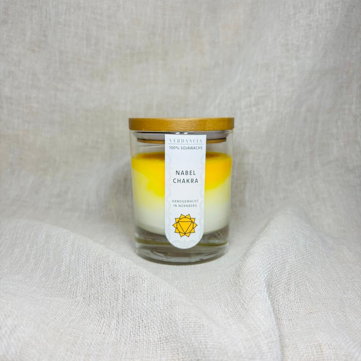 Soja Duftkerze - "Solarplexuschakra" - Yogakerze