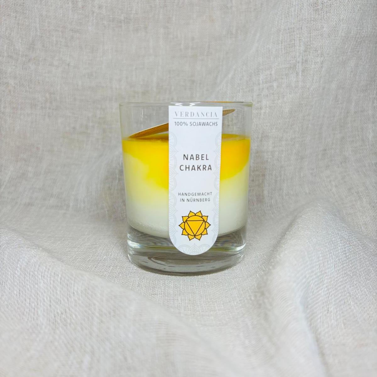 Soja Duftkerze - "Solarplexuschakra" - Yogakerze